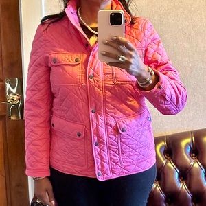Like New! Talbots Pink Quilted Jacket